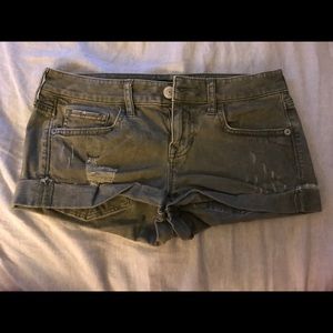 Express green shorts size 0